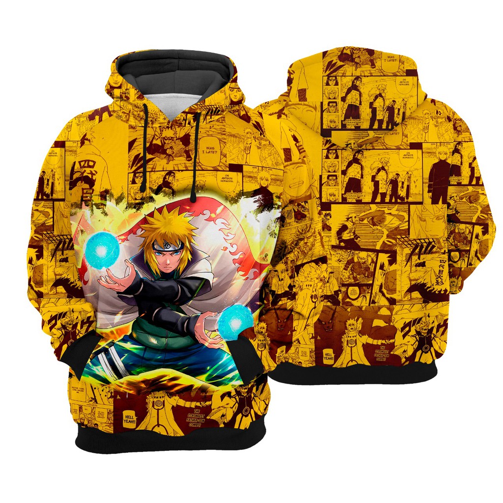 moleton Quarto Hokage Minato Top 3d