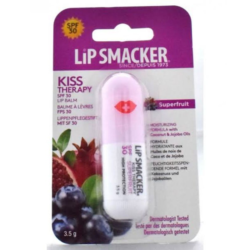 Lip Smacker Hidratante labial Kiss Therapy Superfruit Shopee Brasil