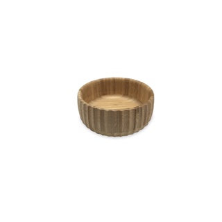 Bowl Canelado De Bambu Médio (19cm) - Oikos em Oferta na Shopee