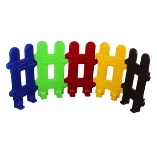 4 Módulos Cercadinho Fazendinha Coloridos - Cercado Divisória para Bebês com Placas Coloridas