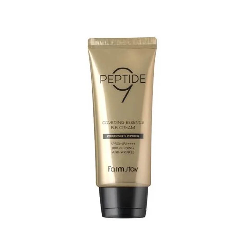 farmstay peptide 9 covering essence bb cream 50g em Oferta na Shopee