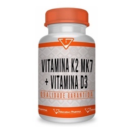 Vitamina K2 Mk7 200mcg e Vitamina D3 2000 UI 120 Cápsulas em Oferta na Shopee