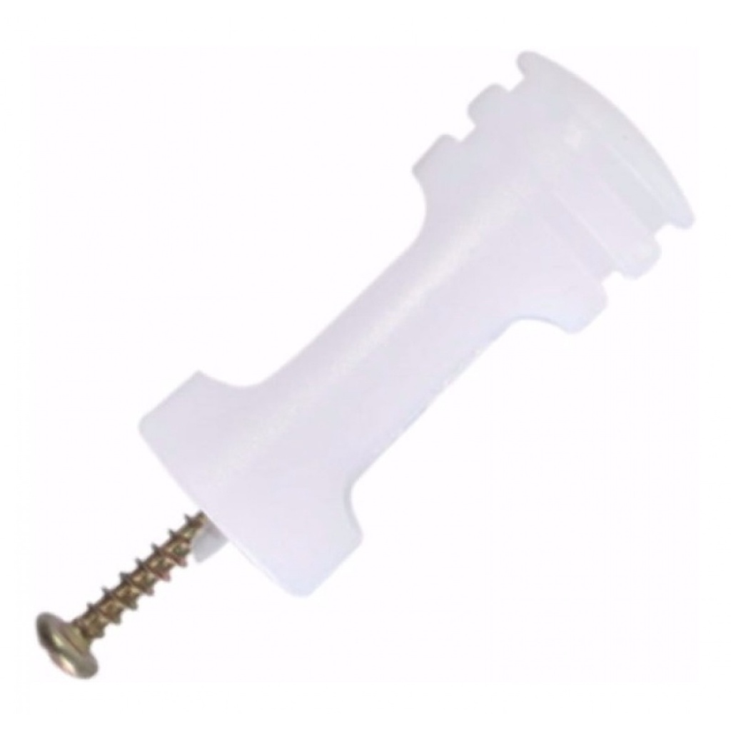 10 Un. Isolador Maia Branco - Não Acompanha Parafuso em Oferta na Shopee