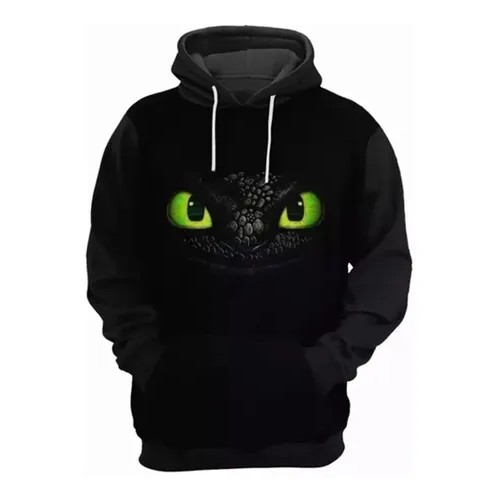 Blusa Moletom Canguru Unissex Banguela Como Treinar Seu Dragão Lançamento