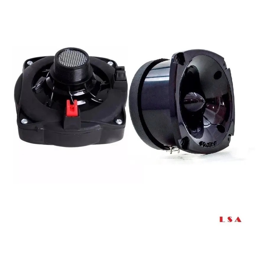 Kit Driver + Super Tweeter Unlike 200w Rms Som Para Carro Agudo