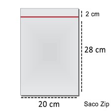 100 Sacos Saquinho Zip Lock Hermético 20x28 Plastico em Oferta na Shopee