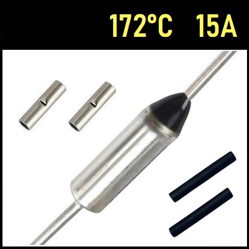 2 Fusível Térmico 15A 172C 172°C 172 Graus 250V