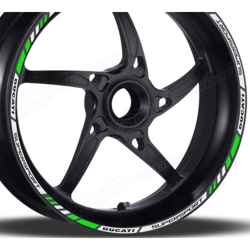Friso Adesivo Refletivo M8 Roda Moto Ducati Supersport