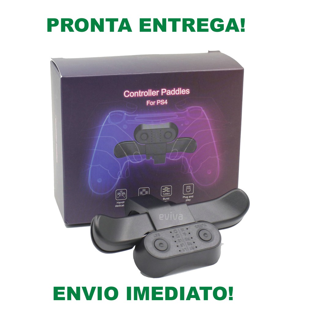 Adaptador Com Paddles Adicionais Controle Ps4 - 10 Modos E Turbo - Pronta Entrega!