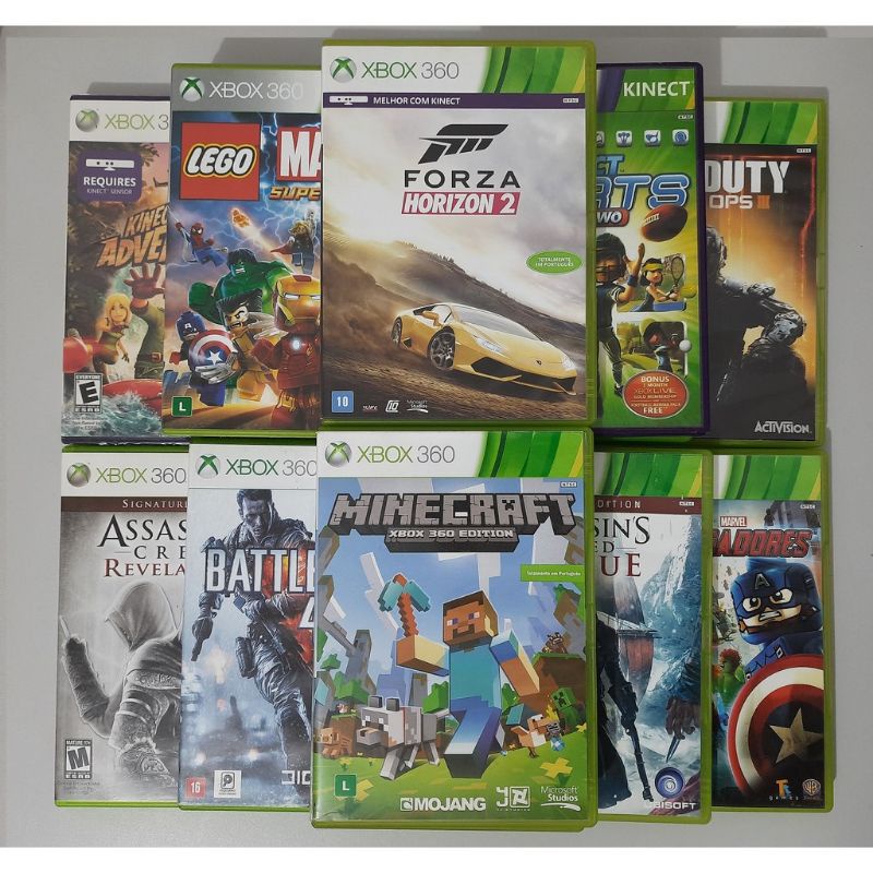 Comprar Kit 10 Jogos Xbox 360 - Destravado a sua Escolha - a