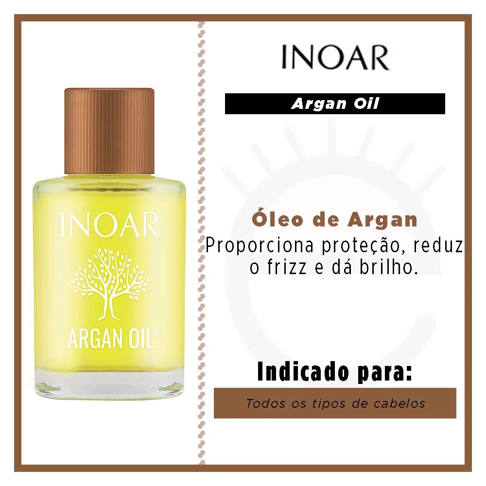 Detalhes do Inoar Argan - Óleo Capilar  - 7ml