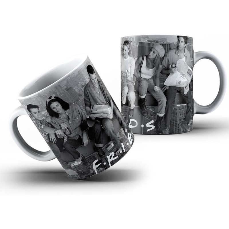 Caneca Personalizada Porcelana 300 Ml Friends 3