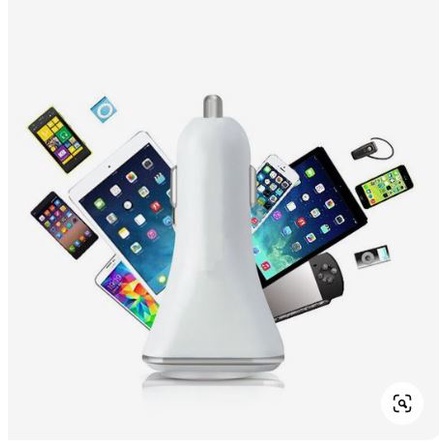 Carregador Veicular Dual Usb para Celular Portátil Universal