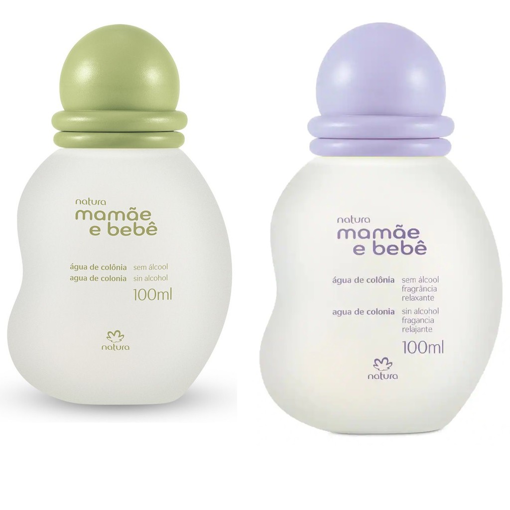 Agua De Colonia Mamae E Bebe Natura Relaxante Tradicional 100ml A Unidade Shopee Brasil