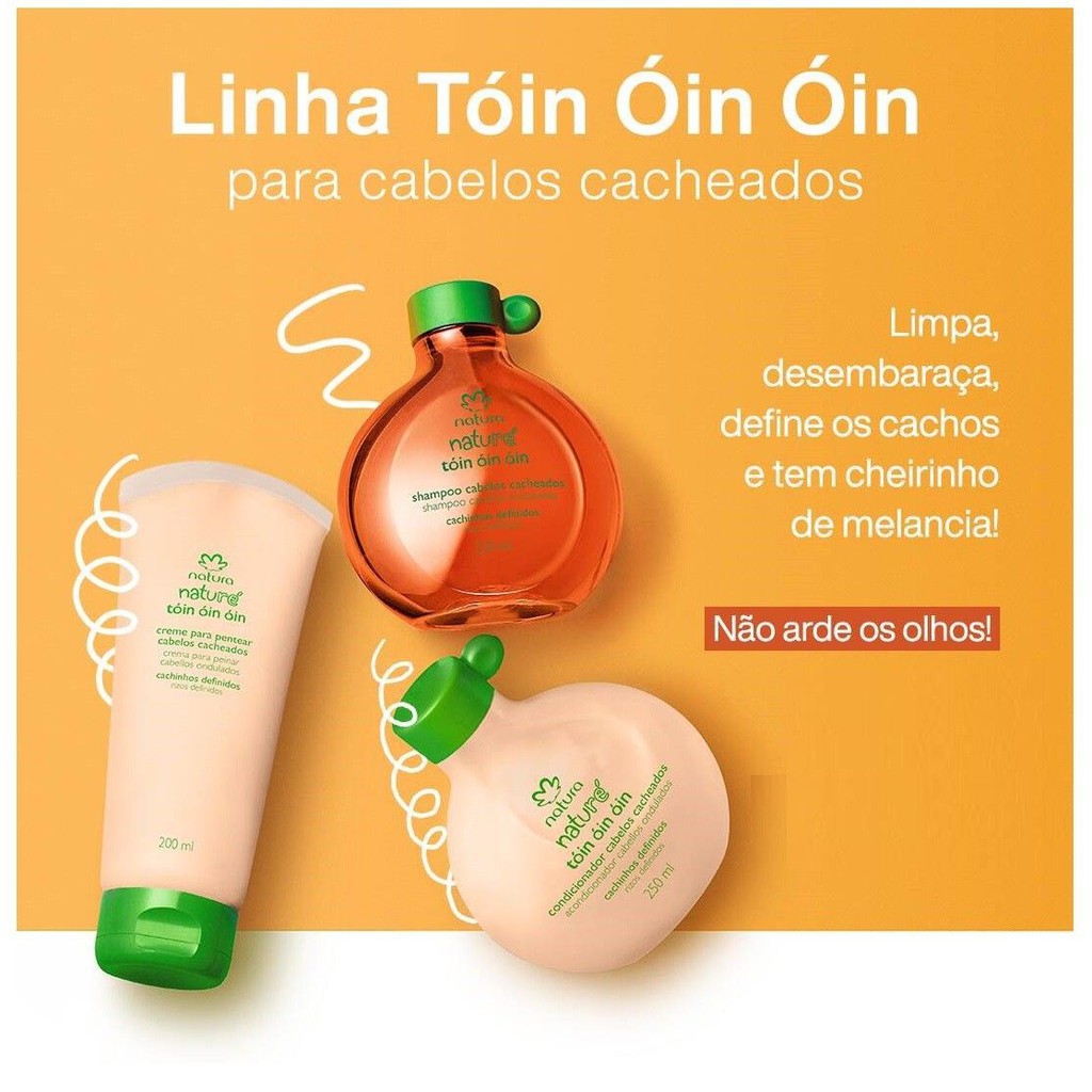 Natura Tóin Óin Óin Naturé Cabelos Cacheados | Shopee Brasil