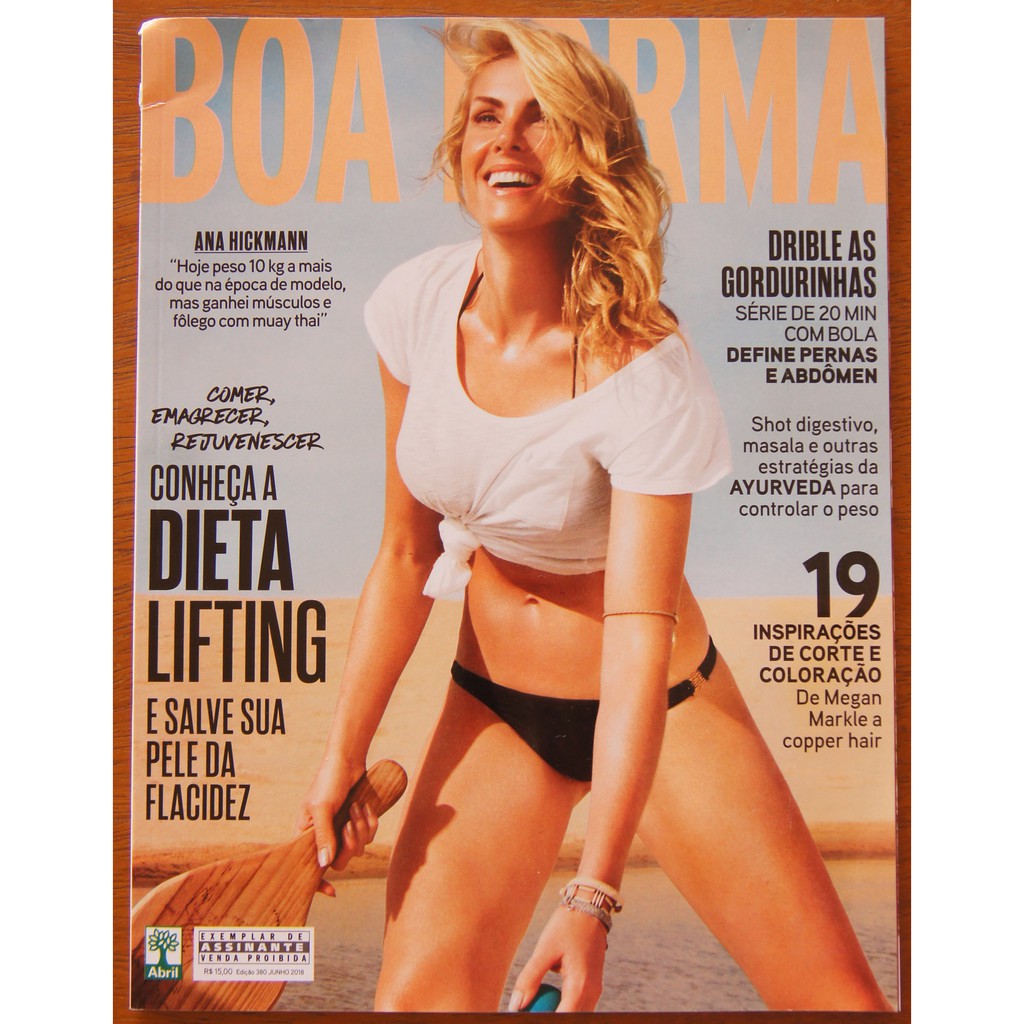 Revista Boa Forma Nº 380 Junho/2018 Ana Hickmann