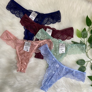 Kit Tangas Fio Dental Renda Calcinhas Luxo Melhor Preço Carla em Oferta na Shopee