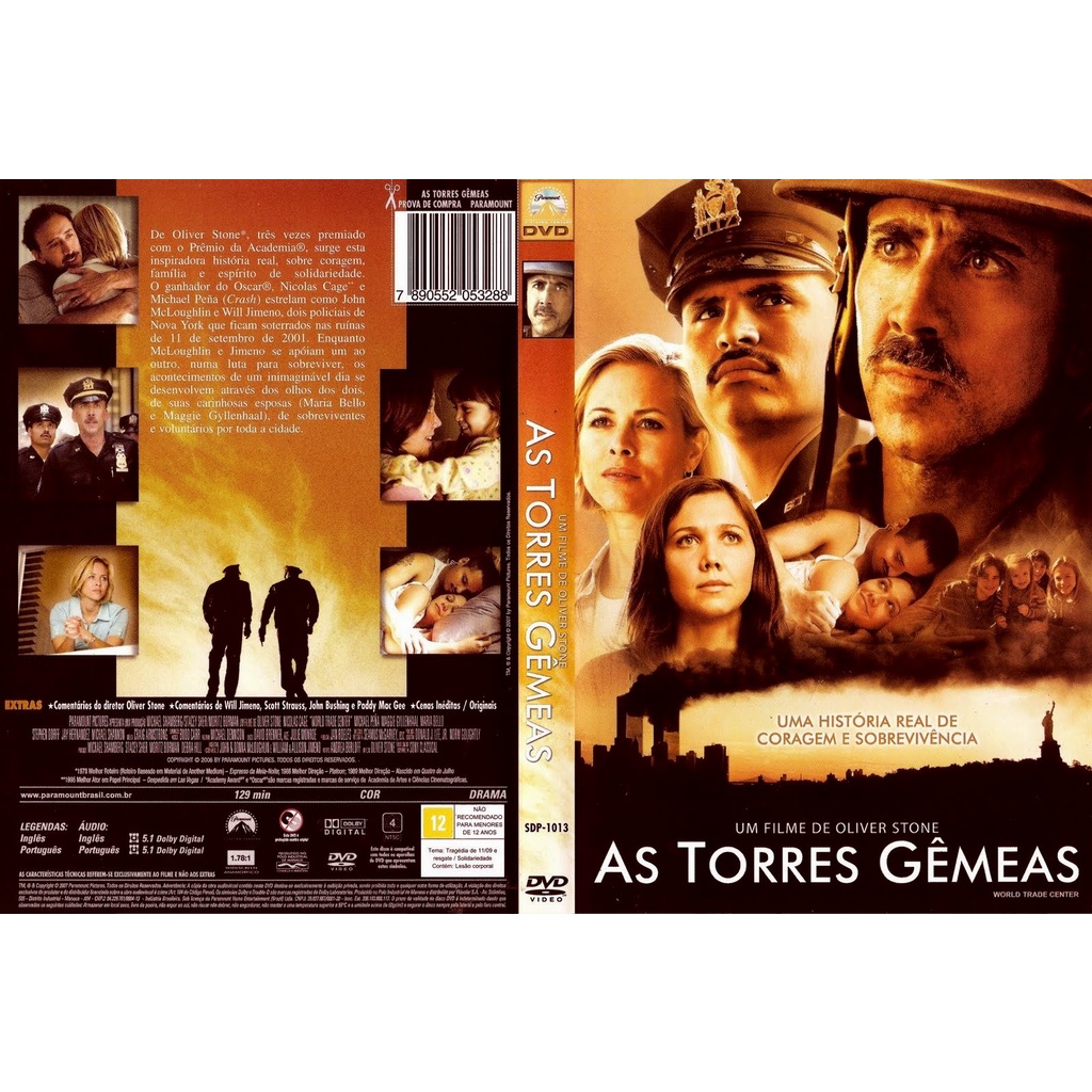 DVD Original As Torres Gêmeas (Nicolas Cage)