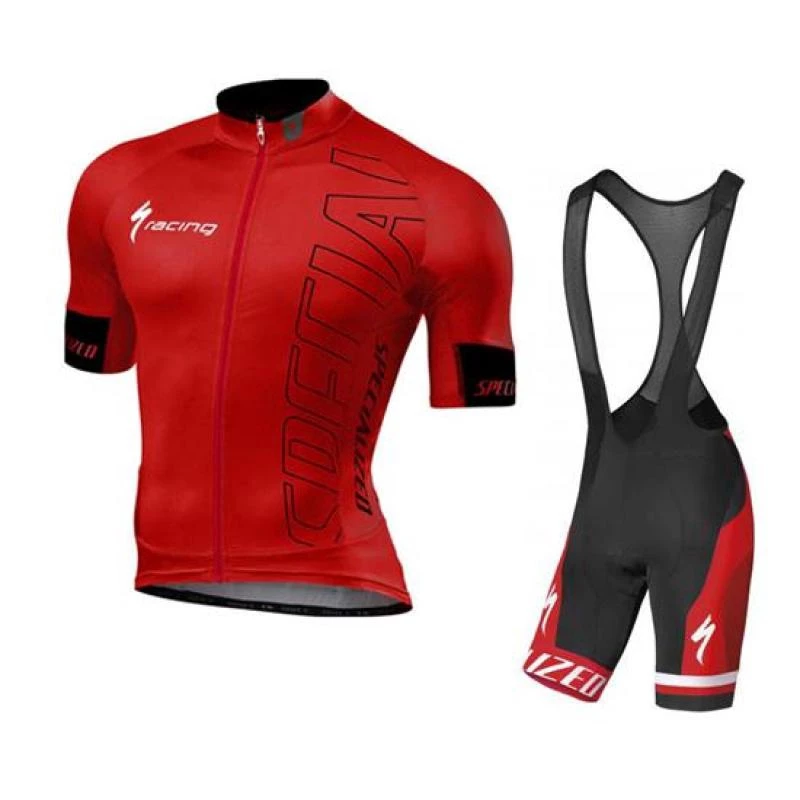 Esportes Ao Ar Livre Bicicleta De Ciclismo jersey Vermelha Masculina Manga Curta Mountaion MTB Mountain Bike set — imagem 1