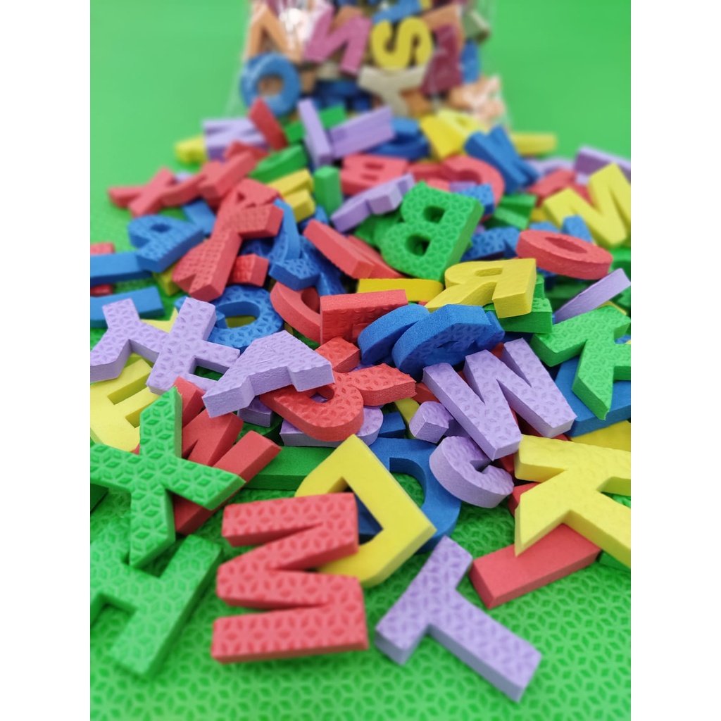 Promoção Pacotão De Alfabeto 130 Letras ( kit com 5 Alfabeto de 6mm ).