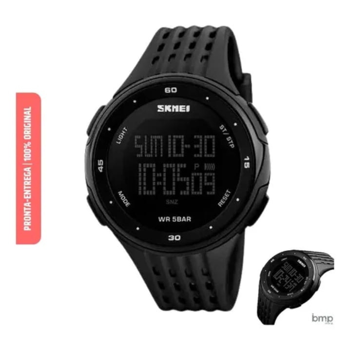 Relógio Unissex Digital Esportivo Prova D'água Skmei 1219 produto original em Oferta na Shopee
