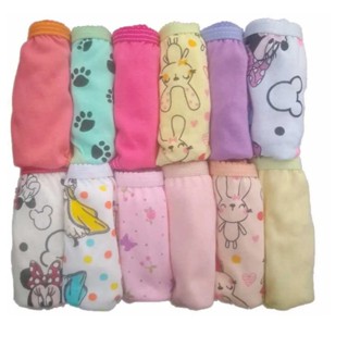 Kit 12 Calcinhas Algodão Qualidade Meninas de 0 a 8 anos em Oferta na Shopee