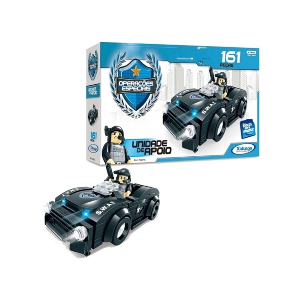 Blocos de Montar Unidade de Apoio Operações Especiais com 161 Peças Xalingo - 05587 em Oferta na Shopee