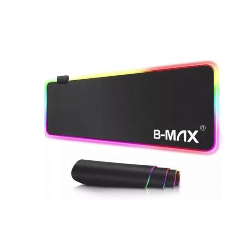 Mousepad Ergonômico Led Rgb 7 Cores Gamer Antiderrapante Usb 80x30 B-max Bm791