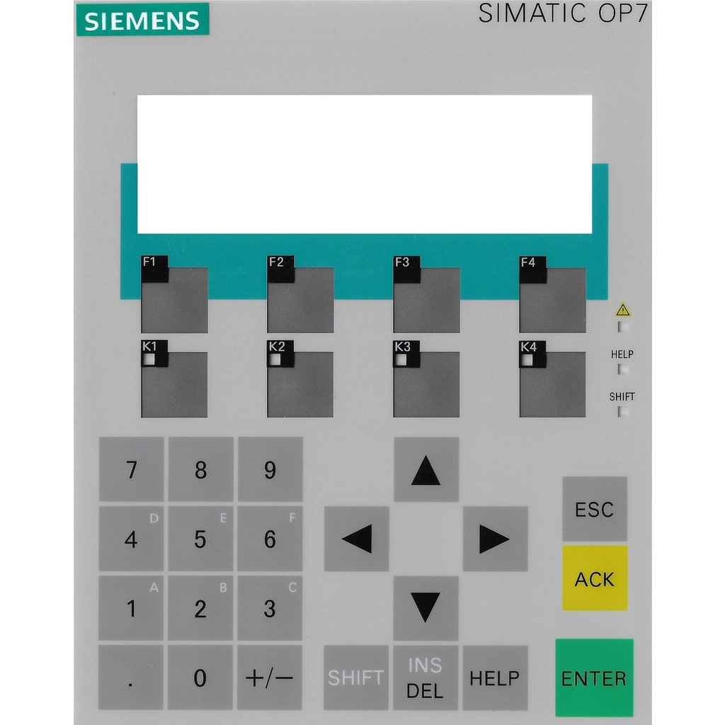 Membrana Ihm Keypad Siemens OP7 6AV3607-1JC - Pronta Entrega