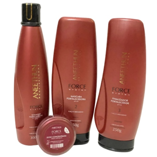 Kit Tratamento Force 4 Produtos- Aneethun