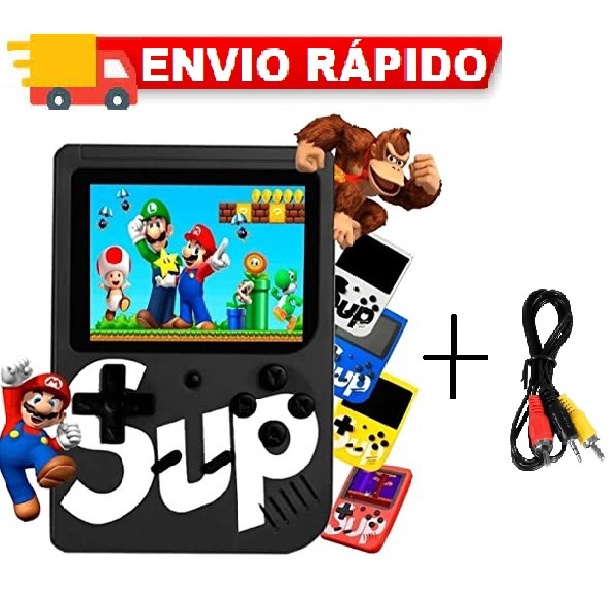 Mini Vídeo Game SUP Portátil 400 in 1 Jogos Clássicos Retrô Plus 8 Bits