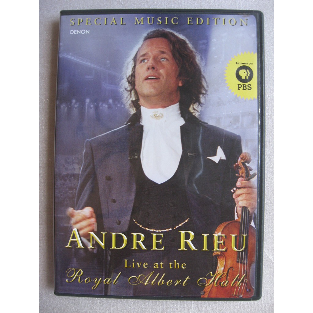 Dvd Importado - Andre Rieu Live at the Royal Albert Hall - Show Instrumental - Printed in the USA