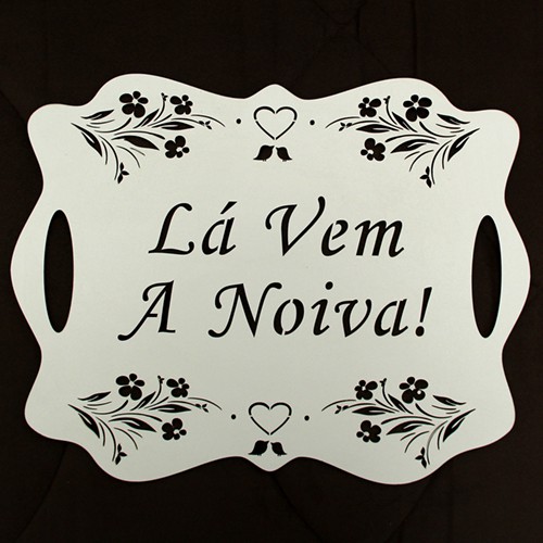 Placa Casamento P7 Entrada Igreja Plaquinha Branca Noiva Cortejo Daminha Pajem Noivado envio rápido