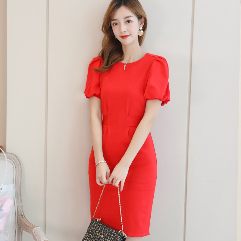 vestido vermelho feminino
