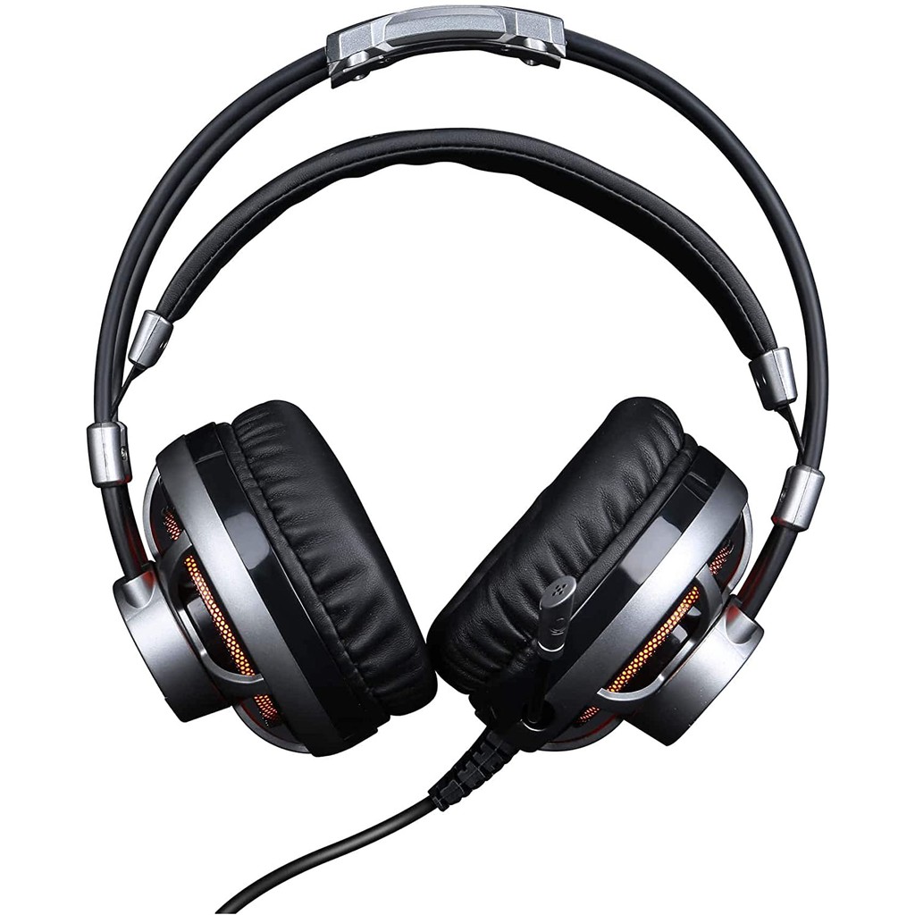 Fone Headset Gamer 7.1 Surround Led Laranja ELG Hgss71