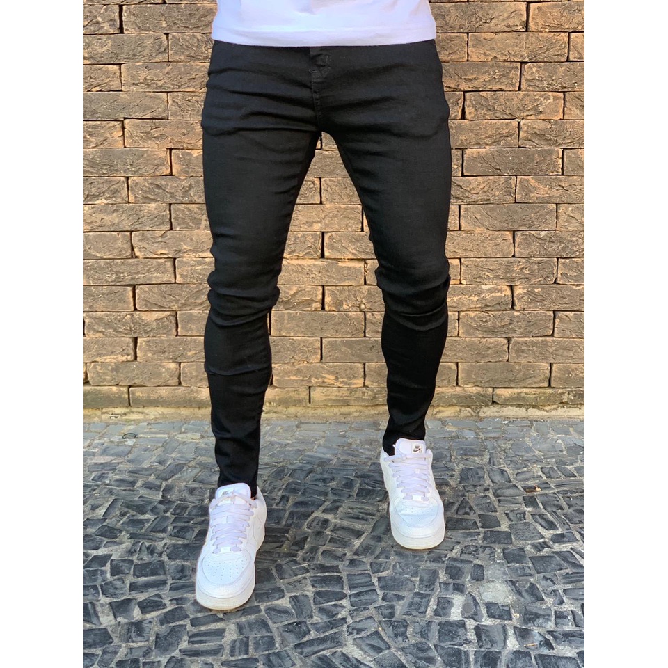 Calça Jeans Preta Skinny Direto Da Fabrica