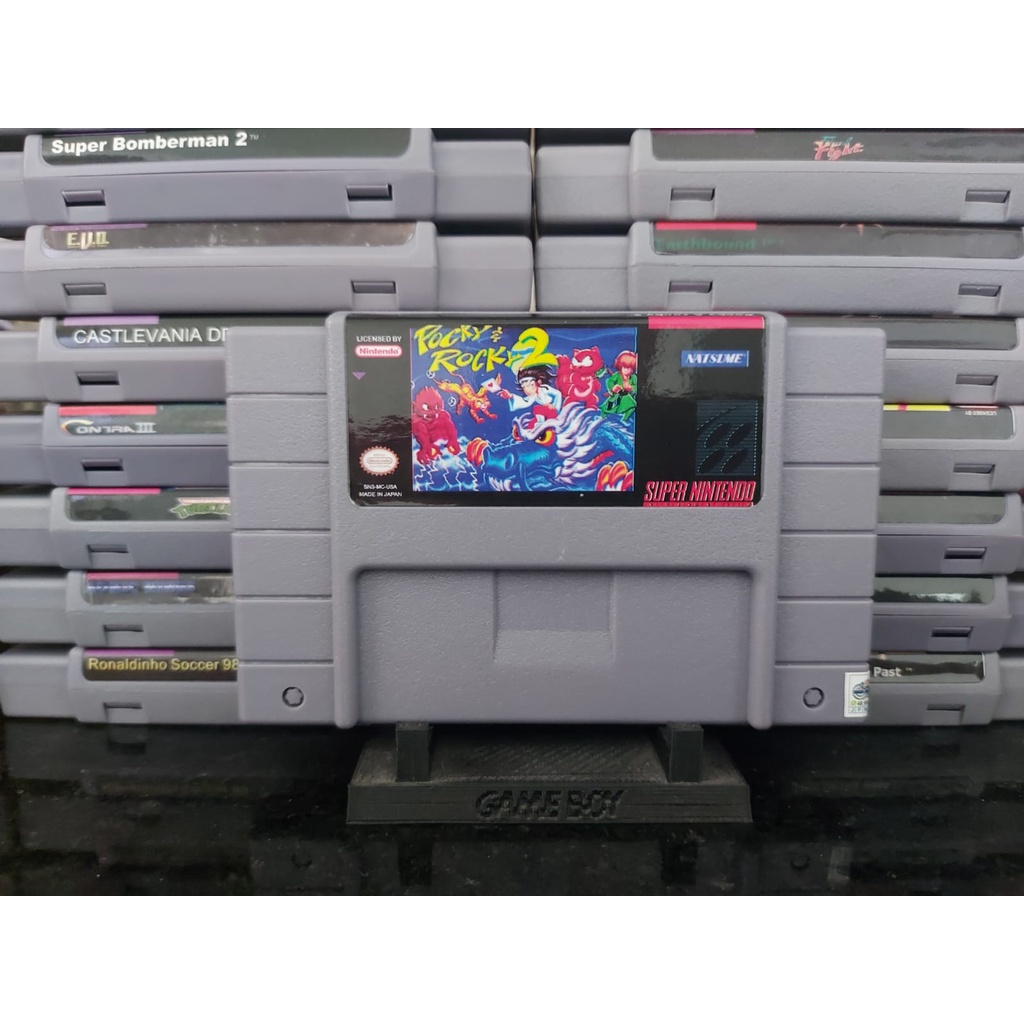 Jogo Super Nintendo Pocky & Rocky 2 | Shopee Brasil