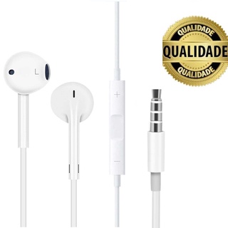 Fone De Ouvido Com Fio Alta Qualidade Microfone P2
