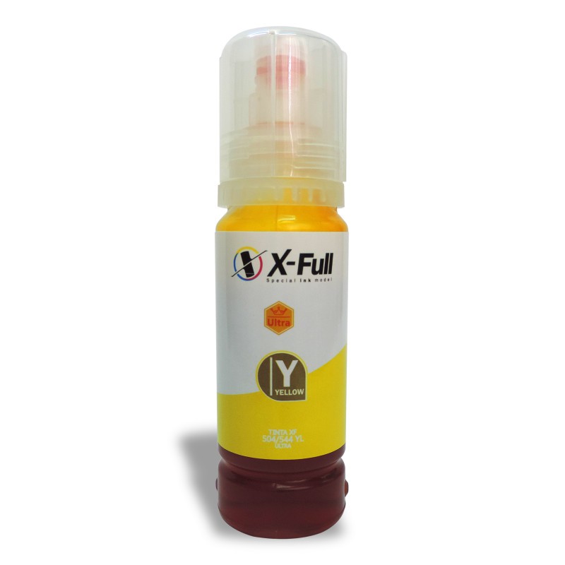 Refil tinta Yellow compatível para Epson L3110 L3150 L4150 L4160 L5190 L6161 L6171 L6191 Econtak 504 544