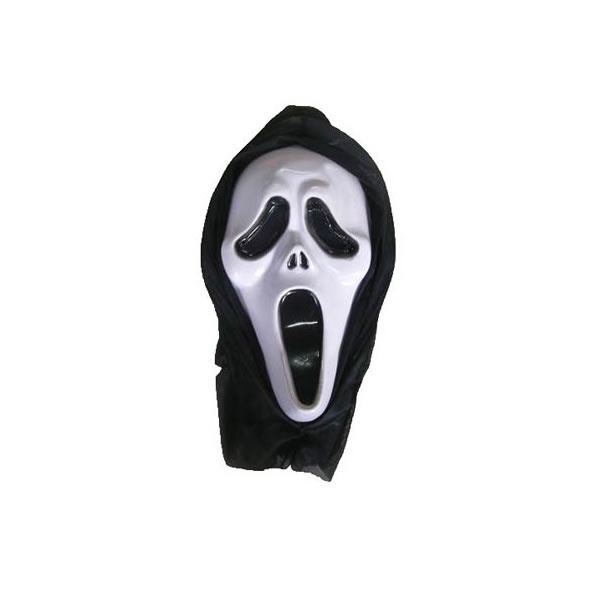 Máscara Pânico Capuz Fantasia Festa Halloween em Oferta na Shopee