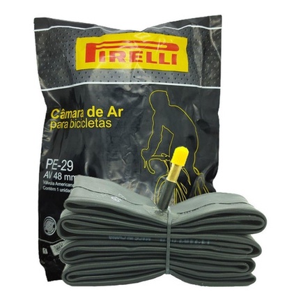 3 CÂMARAS DE AR PIRELLI ARO 29 BICO GROSSO 48MM MTB · foto 2
