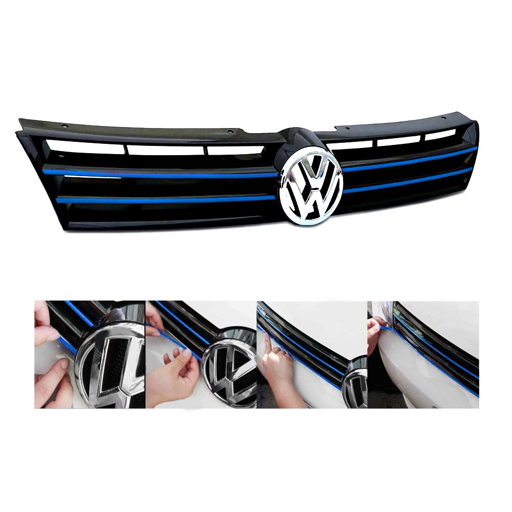 Aplique Adesivos Grade Acessórios Golf Mk7 Jetta Gol Polo