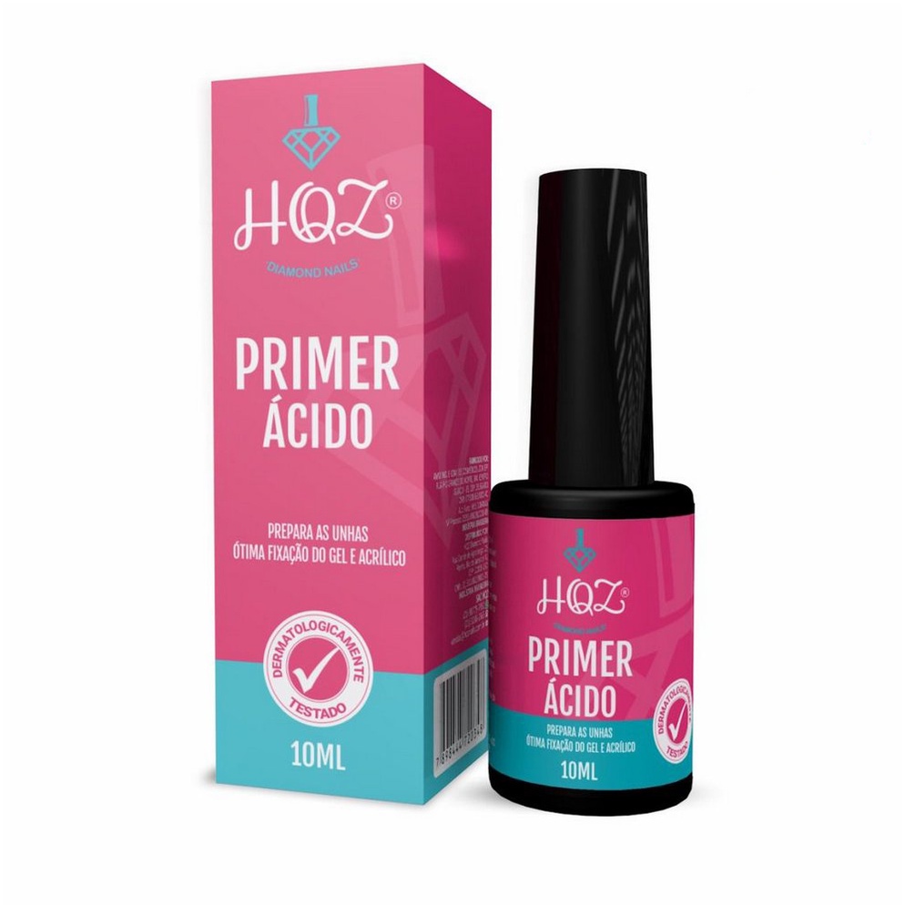 Primer Ácido Fixador - HQZ Nails - 10ml em Oferta na Shopee