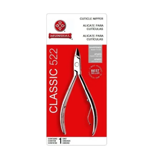 Alicate de Cutícula Classic 522 - MUNDIAL em Oferta na Shopee