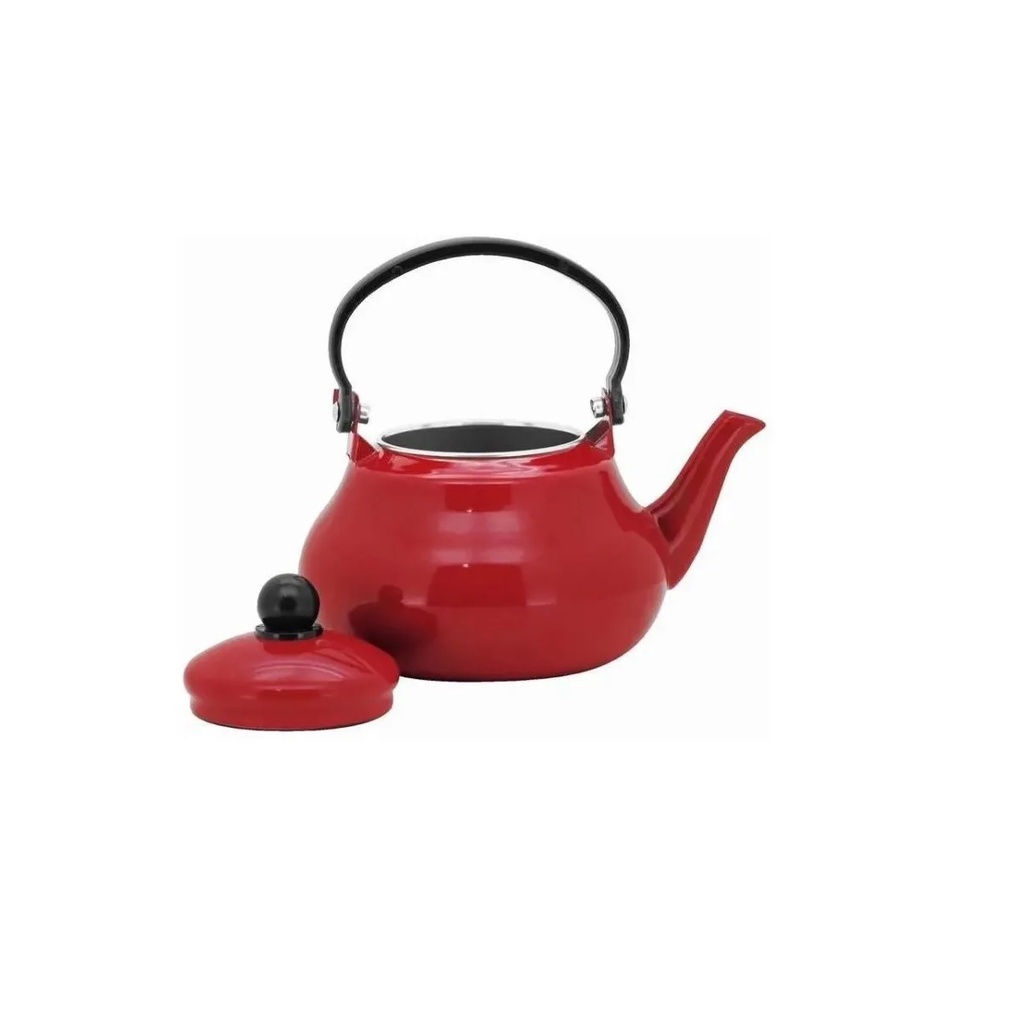 Chaleira Esmaltada Tradicional 1,5 Litros 16 Vermelha