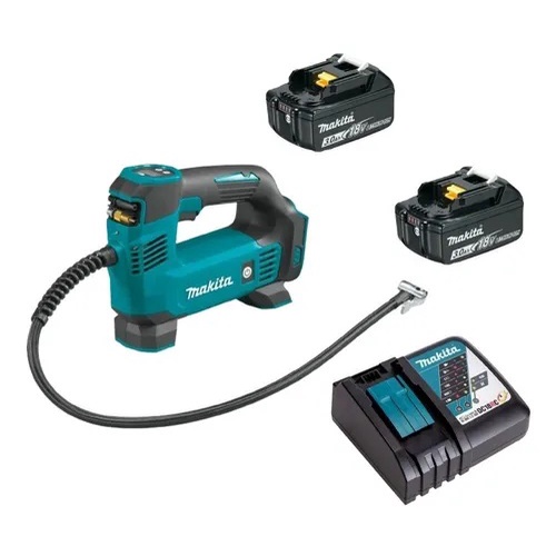 Compressor De Ar Dmp180z 18v Makita Com 2 Bat. E Carregador