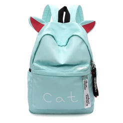 Mochila Feminino Escolar Juvenil Cat Reforçada Gatinho Yupe