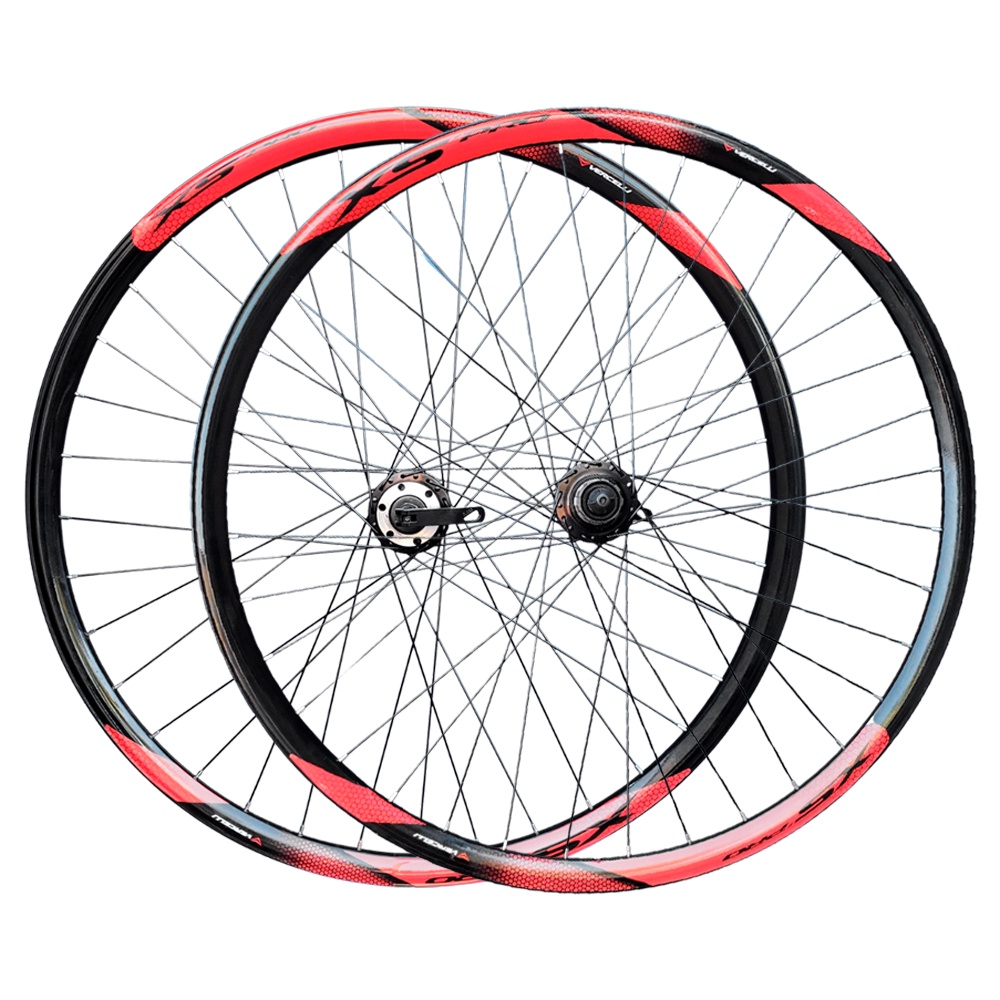 Rodas Aro 29 Mtb K7 GTS Vercelli 36 Furos MTB o Par - Vermelha