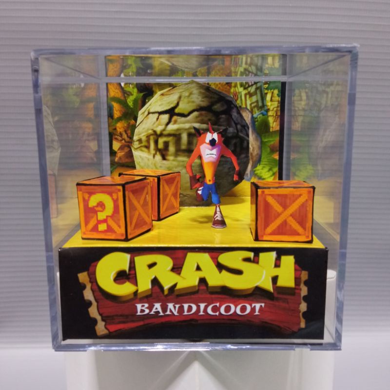 Cubo Diorama Crash Bandicoot