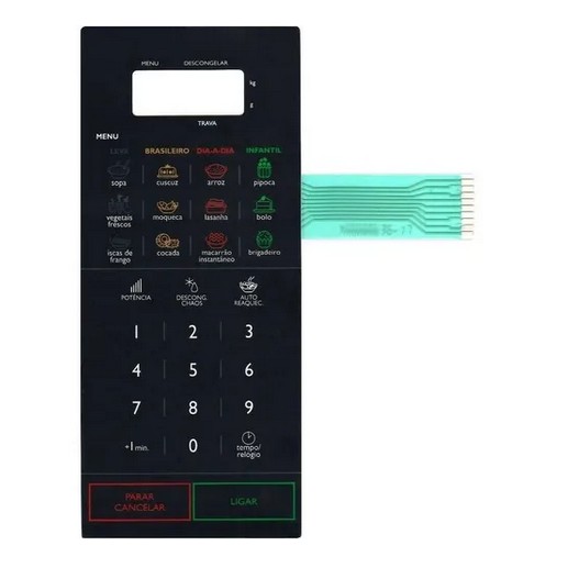 Membrana Teclado Forno Microondas Panasonic Nnst568 - Nn St568 - Nnst 568 - Nn St568